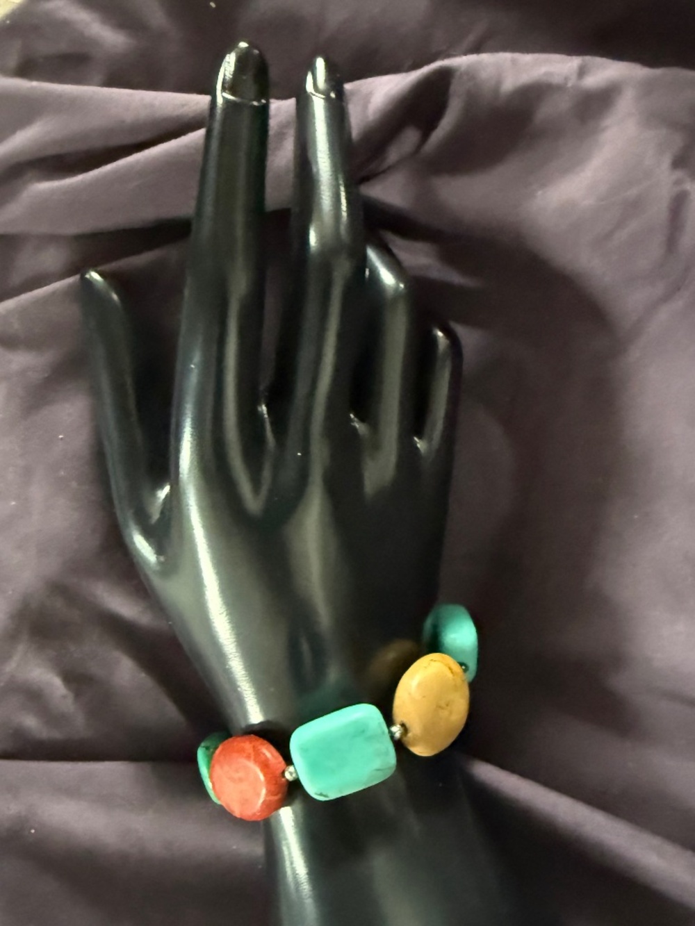 Semiprecious Stones Paierd with Sterling Silver